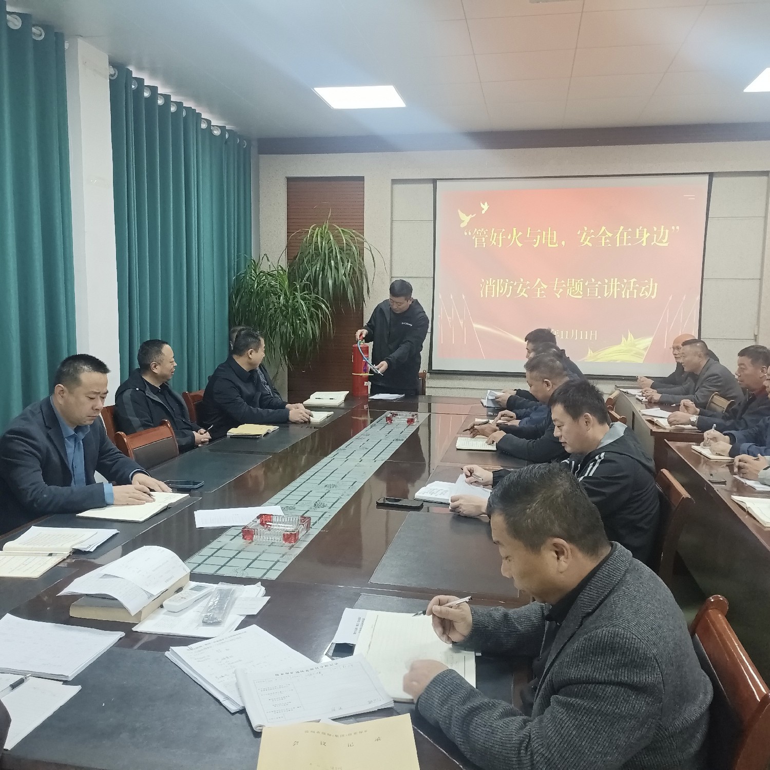 級(jí)索煤礦開(kāi)展消防安全專(zhuān)題宣講活動(dòng)